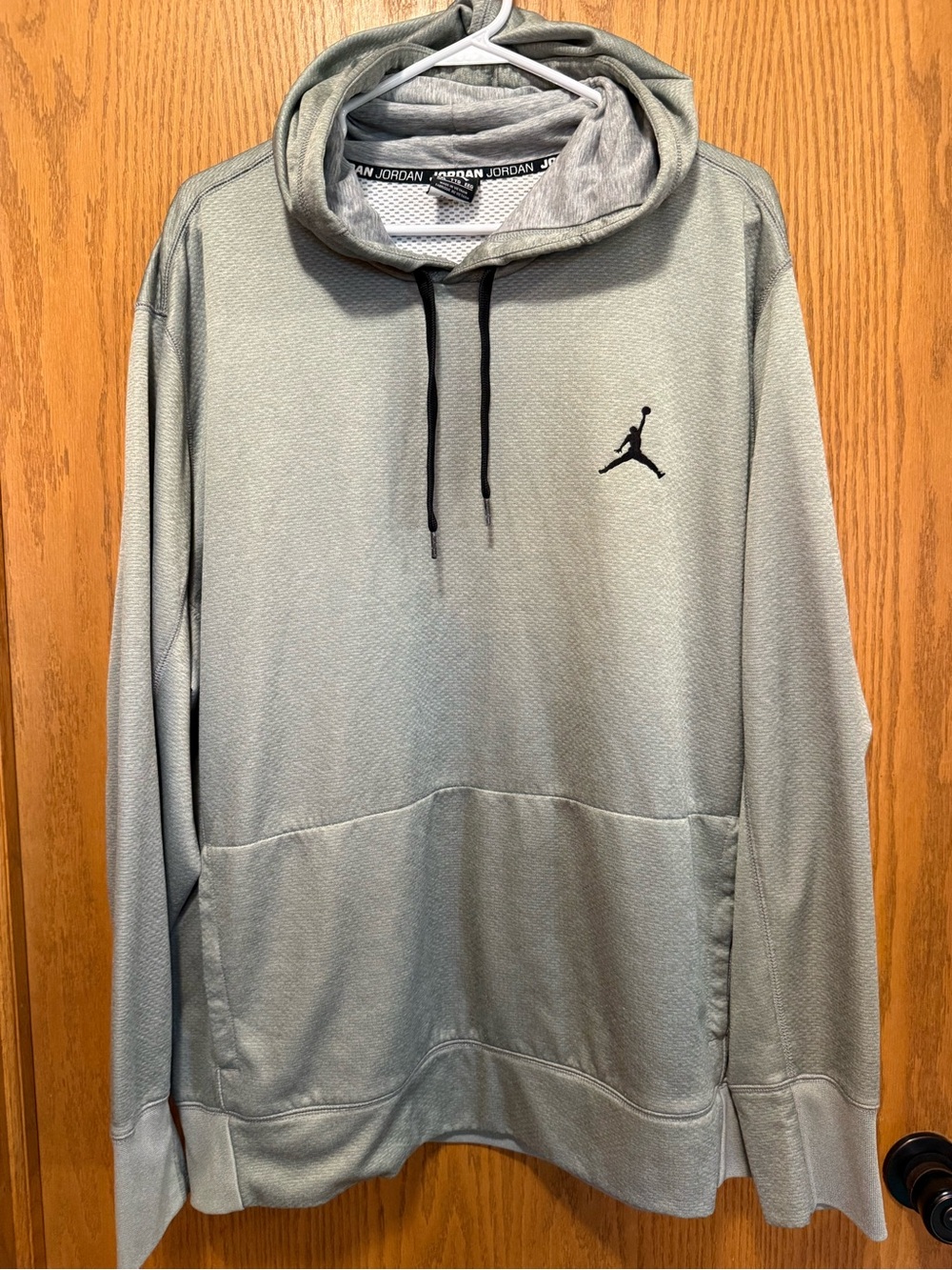 Jordan Men's Grey Pullover Hoodie XXl